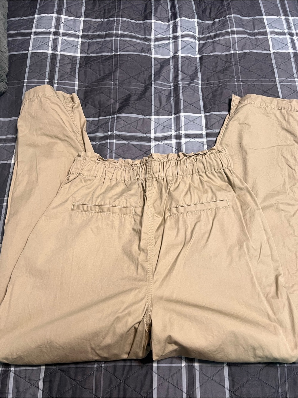LOFT Khaki Drawstring Chinos - Light Tan - Picture 2 of 4